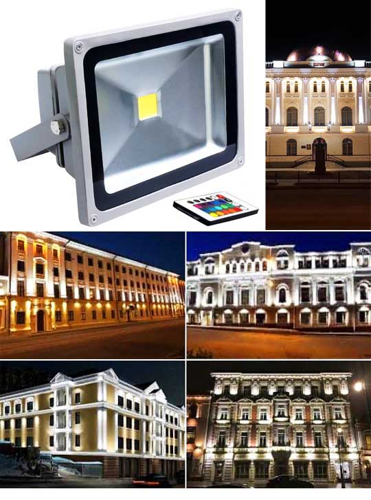 Светодиодный RGB прожектор 150W